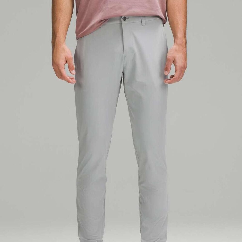 Lululemon Men's Grey and Silver ABC Pants